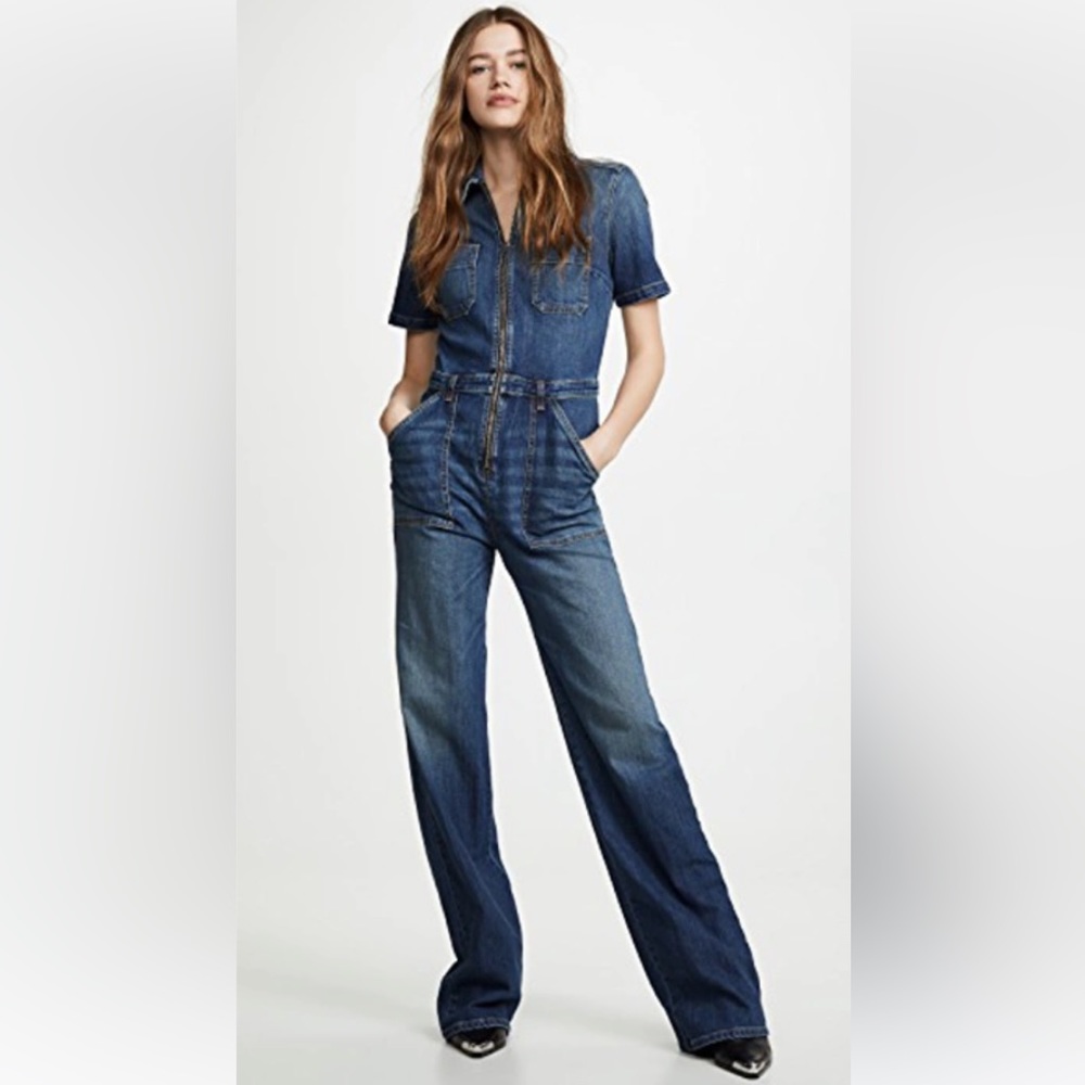 Nili Lotan Cannes Denim Jumpsuit NEW